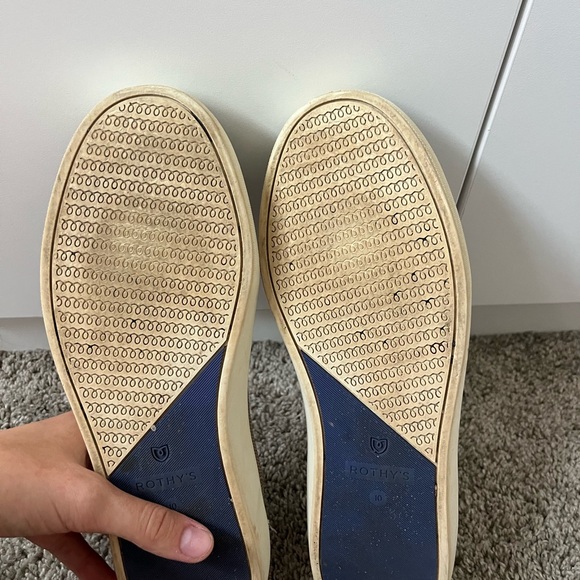 Rothys The Original Sneaker Slip On Light Browns Flats Shoes Women's Size 10 - Picture 4 of 5